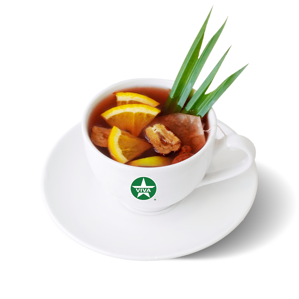 Trà cúc thảo mộc nóng