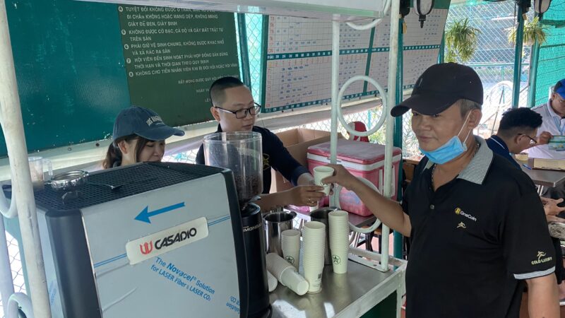 VIVA STAR COFFEE TẠI GIẢI QUẦN VỢT NGÀNH VLXD & TTNT VIỆT NAM MỪNG XUÂN 2024
