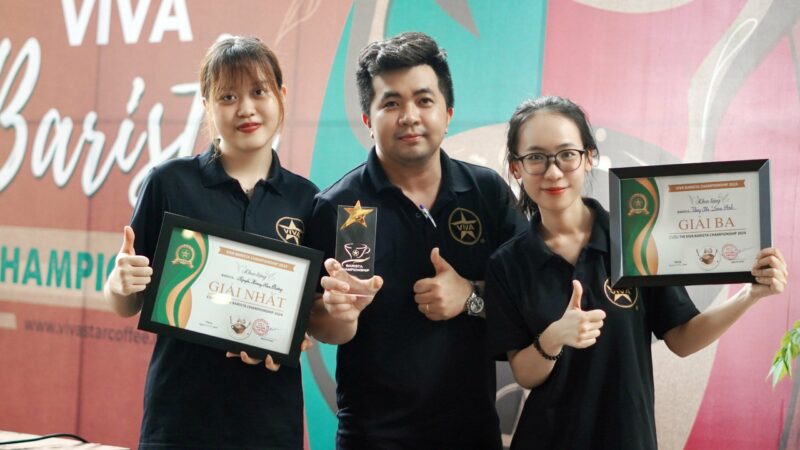CẢM ƠN & CHÚC MỪNG TOP 4 THÍ SINH TÀI NĂNG VIVA BARISTA CHAMPIONSHIP 2024