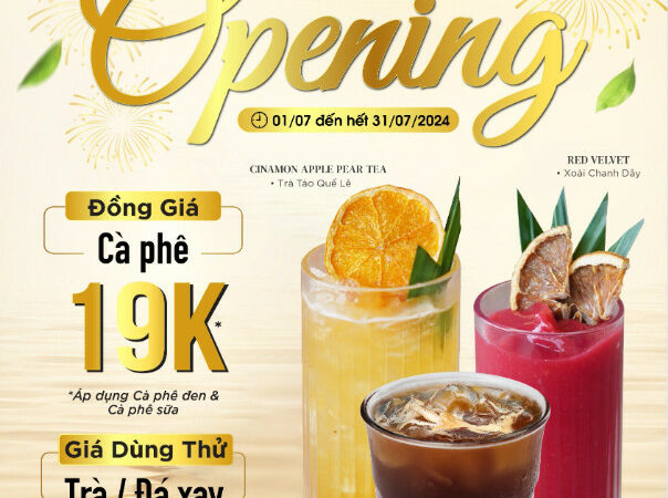MỪNG KHAI TRƯƠNG, DEAL CHỒNG DEAL