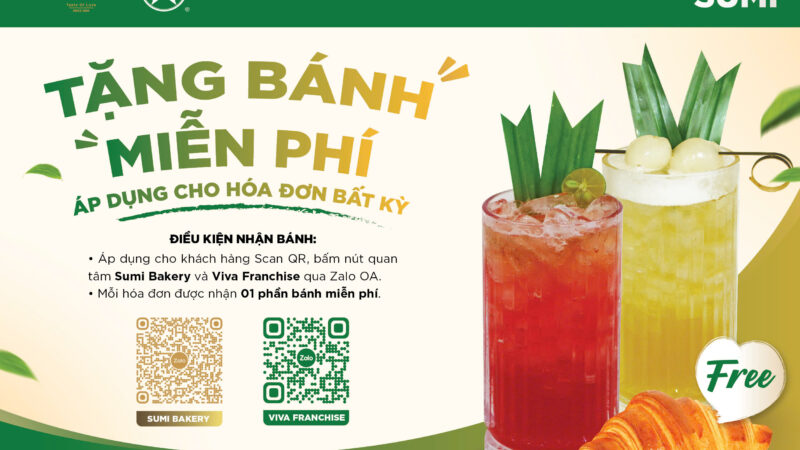 Mừng hợp tác chiến lược: Tặng bánh miễn phí, hóa đơn bất kỳ