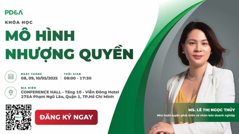 Khóa Học Mô Hình Nhượng Quyền (3 Ngày) – Kiến tạo tư duy hệ thống cho doanh nghiệp phát triển bền vững
